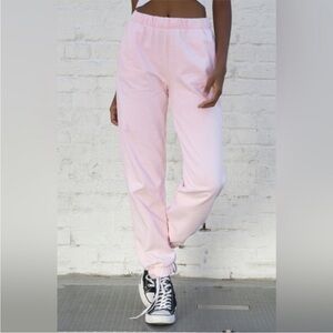 Women's Brandy Melville Pink Jogger Pants